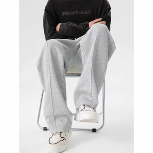 Haody 2026 Fashion Men's Heavyweight Worsted Fleece Drawstring Pleated Sweatpants Eco-Friendly Waterproof Breathable - Product Image 1