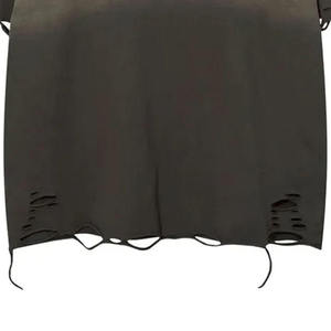Camisetas Unisex con Hombros Caídos y Estilo Desgastado, 100% Algodón, Talla Grande, Transpirables, de Secado Rápido, Ecológicas, Servicio OEM - Product Image 6