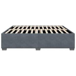 Cadre de lit rembourré gris foncé - Product Image 5