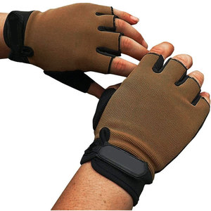 Half Finger Cycling <b>Gloves</b> Camouflage <b>Black</b> <b>Mesh</b> Breathable Unisex Summer Riding <b>Gloves</b> - Product Image 5