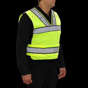Chaleco de Seguridad Reflectante de Alta Visibilidad para Hombre, Diseño OEM, Sin Mangas, de Buena Calidad, para Construcción - Product Image 6