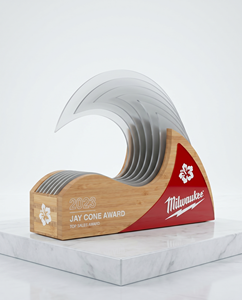 New Design Transparent Acrylic Sports <b>Trophies</b> UV Printed Laser <b>Engraved</b> Customizable Durable Options Badminton Golf - Product Image 2