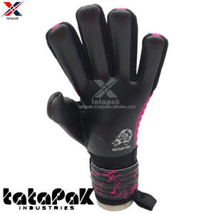 Gants de sport en cuir unisexe de haute qualité Gardiens de but Meilleure vente en gros Protection des doigts Antidérapant Respirant Boucle et crochets - Product Image 3