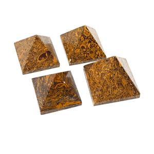 Mélange de pierres précieuses pyramide de guérison avec point de cristal de charge gros cristal artisanat Reiki méditation orgonite pyramides - Product Image 6