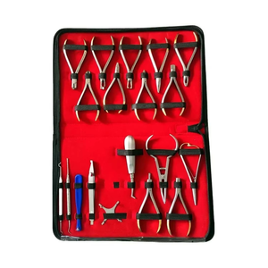 Kit d'instruments d'extraction dentaire : Élévateurs, pinces, forceps – Ensemble de chirurgie buccale en acier inoxydable – Instruments dentaires en gros - Product Image 4