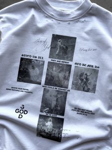 เสื้อยืดผู้ชายไซส์ใหญ่ สีขาว ผ้าถักโพลีเอสเตอร์ แขนสั้น คอกลม ระบายอากาศได้ดี เป็นมิตรกับสิ่งแวดล้อม สวมใส่สบาย - Product Image 2