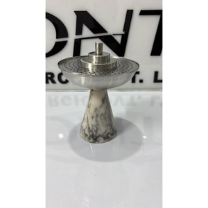 Brûleur d'encens arabe moderne et minimaliste, en résine de luxe sur piédestal, pour charbon et Bakhoor, avec grille métallique pour Oud, pour la décoration intérieure - Product Image 2