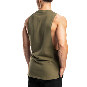 Camiseta Deportiva Personalizada al por Mayor para Hombre, Camiseta sin Mangas para Gimnasio, Entrenamiento Muscular, Ejercicio, Running y Deportes - Product Image 5