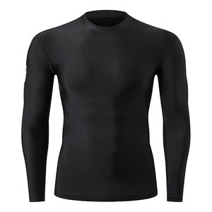 Rashguard unisexe personnalisé à manches longues, imprimé numériquement, 100 % polyester, pour BJJ MMA Jiu Jitsu, coupe compressive durable, faible MOQ - Product Image 2