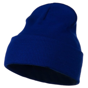 <b>Cheap</b> Bulk Plain Cuffed Knitted Hat Classic Thermal Keep Warm Ribbed Beanie Cap Supplier - Product Image 1