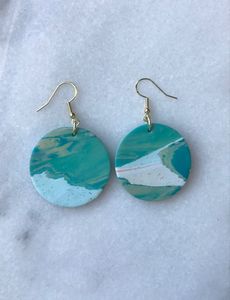Colorful <b>Resin</b> <b>Craft</b> Earrings Lightweight for Daily Wear Fairy Handmade Unique Fashion Accessory - Product Image 4