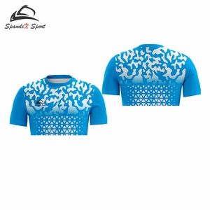 Custom Cotton/Polyester Blend Knitted <b>Fleece</b> <b>Mens</b> Pickleball Oversized T-<b>shirt</b> OEM ODM Manufacturer Custom Logo Digital Printing - Product Image 6