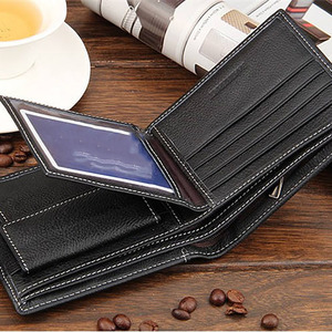 Portefeuille homme en cuir fait main, fin, anti-RFID, pliable, fournisseur en gros, OEM, export, qualité supérieure, à vendre à prix abordable - Product Image 2