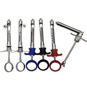 Manual Dental <b>Syringe</b> Reusable Medical German Stainless Steel Sterile Curved Tip <b>Needle</b> CE Certified - Product Image 4