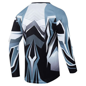 เสื้อเชิ้ตสำหรับนักขี่มอเตอร์ไซค์ผู้ชายสุดเทรนดี้ ผ้าเนื้อบางเบา สวมใส่สบาย พร้อมดีไซน์กราฟิกทันสมัย - Product Image 2