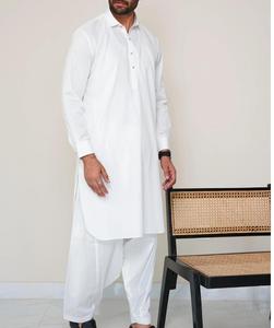<b>Mens</b> Cotton Traditional Shalwar Kameez <b>Set</b> High Quality Custom Branding Kurta <b>Pajama</b> OEM Service 2026 - Product Image 1