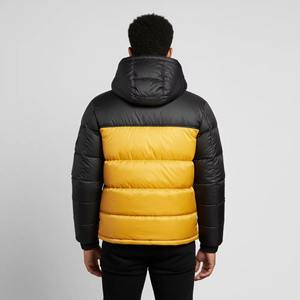 Blouson matelassé rétro personnalisé pour homme, coupe ample, épaules tombantes, col montant, imperméable, style streetwear classique, vêtement d'extérieur pour l'hiver - Product Image 3