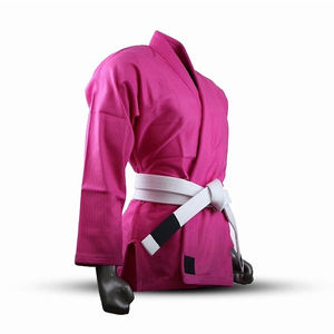 Uniforme de Karate Ligero de Alta Calidad, Color Rosa, Ropa de MMA, Trajes de Karate con Diseño y Talla Personalizados - Product Image 3