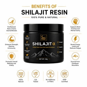 Résine de Shilajit de l'Himalaya 100% authentique OEM/ODM 30g – Résine de Shilajit Premium pour Hommes et Femmes – Soutien Énergie, Endurance et Vitalité - Product Image 4