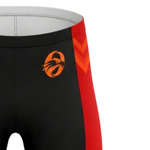Black Red Cycling Shorts for Men Padded Bike Shorts Athletic Performance Cycling Wear Lightweight Breathable <b>Road</b> Bike Riding - Product Image 5
