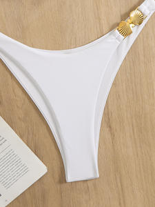 Burkinis sexy personnalisés, ensemble 2 pièces, séchage rapide, respirant, coupe-vent, sans couture, en Spandex/Polyester, maillots de bain pour femmes, col en V profond, fabrication en usine - Product Image 5