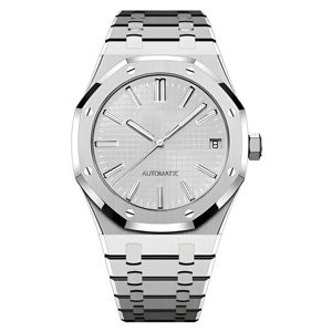 Montre pour homme avec logo argenté, mouvement Seiko NH35, cadran MOD - Product Image 1