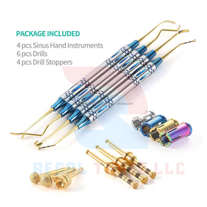 Manual Dental Filling Implant <b>Drill</b> Kit Hygiene Sinus Lifting Osteotome Instrument Bone Expander Tools CE Certified Ergonomic - Product Image 5