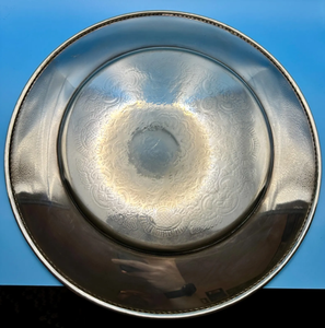 Prix de gros pour des plaques rondes décoratives en aluminium, fabriquées à la main, en métal argenté nickelé, produit phare de l'usine, vente en gros - Product Image 3