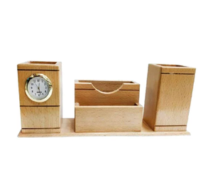 Support à stylos en bois de haute qualité – Fournitures scolaires et de bureau – Porte-stylos en bois personnalisé en promotion et support à stylos en bois - Product Image 1