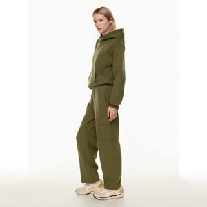 Pantalones Cargo de Forro Polar Personalizados para Mujer, Ropa Urbana Ecológica, Antiarrugas, con Bolsillos Laterales, Transpirables, de Secado Rápido, con Cordón Ajustable - Product Image 5