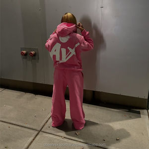 ชุดสเวตเตอร์สำหรับฤดูหนาวใส่ได้ทั้งชายและหญิงมีซิปมีฮู้ดผ้าคอตต้อนระบายอากาศได้อย่างรวดเร็วบาน - Product Image 5