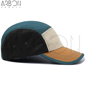 Nouvelles casquettes 5 panneaux ajustables en nylon imperméable pour sports de plein air, colorées, personnalisées, de haute qualité, pour adultes, idéales pour l'été. - Product Image 3