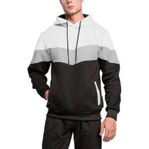 Ensemble de survêtement personnalisé pour hommes, sweat à capuche et pantalon de jogging patchwork colorblock, vêtements de sport décontractés pour la gym et le streetwear - Product Image 5