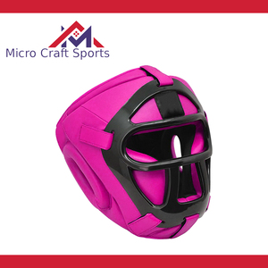 Protège-tête de boxe professionnel, protection faciale de boxe en PU et cuir, équipement de boxe de qualité, fabricant Sialkot, Pakistan - Product Image 6