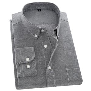 Premium Men's 100% Cotton Formal <b>Shirt</b> High Quality Solid Color Business Casual Professional <b>Long</b> <b>Sleeve</b> <b>Dress</b> <b>Shirt</b> for Men - Product Image 5