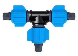 Connecteur en Y en plastique bleu, raccord à barbillon de 25 mm pour tuyau d'irrigation de jardin, facile à installer - Product Image 4