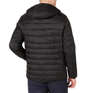 Vestes d'hiver matelassées coupe-vent pour hommes, couleur noire, style streetwear, rembourrage épais, doudoune chaude pour l'extérieur - Product Image 3