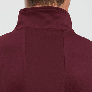Best Selling <b>Tracksuit</b> Set Full Zipper Stand Collar Casual Breathable Polyester Cotton Autumn Wear Solid Color Side Pockets - Product Image 4