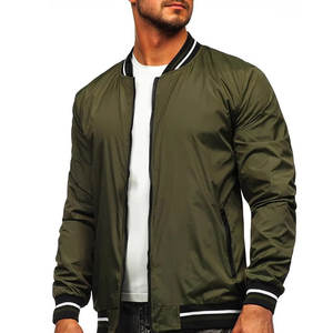 Blouson Bomber Léger Premium pour Homme – Style Aviateur Décontracté avec Fermeture Éclair, Coupe-Vent, Tendance Streetwear et Poignets Côtelés - Product Image 4