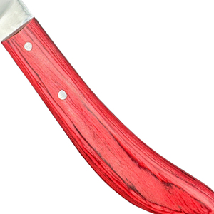 Couteau à sabots en acier inoxydable résistant à la rouille pour chevaux, manche en bois OEM, outils professionnels de fermeur pour la coupe des sabots de chèvre - Product Image 4