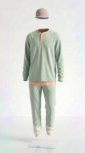 Original Custom Logo Men <b>Two</b> <b>Piece</b> <b>Lounge</b> <b>Set</b> Soft Jogger Suit for Daily Wear - Product Image 4