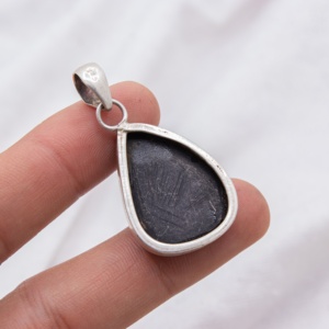 New Arrival Classic Black Onyx Gemstone IGI Certified 925 <b>Solid</b> Sterling <b>Silver</b> Handmade Women's Pendant Jewelry Wholesale - Product Image 3