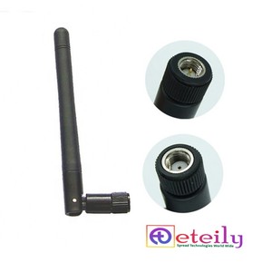 Antenne ETEILY fabriquée en Inde, longue durée de vie, 915 MHz, 3 dBi, polarisation verticale, en caoutchouc, avec connecteur mâle mobile pour communication - Product Image 3