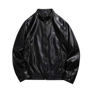 Men Leather <b>Jacket</b> Plus Size Casual Wear Genuine Fashion Leather <b>Jacket</b> Made In Pakistan - Product Image 1