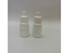 APS White Cylindrical PP Plastic Dropper Bottle 5-15ml Cosmetic Use Sealing Cap Flat Bottom Model C0078 Printable - Product Image 1