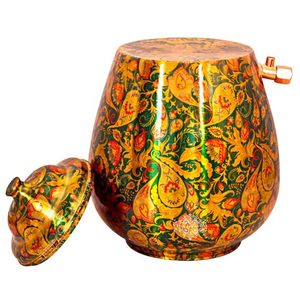 Distributeur d'eau en cuivre avec motif Paisley et robinet pour usage domestique - Product Image 2