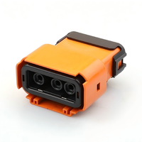 Connecteur automobile haute tension 3 broches Jinhang3p-CH, étanche IP67, orange, pour véhicule électrique, batterie, contrôleur de moteur
