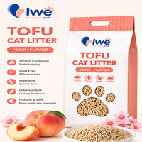 Pasir Kucing Tahu Alami Multi Spek, Rendah Debu, Daya Serap Tinggi, Langsung dari Pabrik, Grosir untuk Supermarket Hewan Peliharaan Global