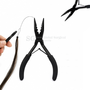 Pinza para Extensiones de Cabello SAAR GLOBAL SURGICAL Modelo SGS-1044 en Color Negro para Uso Comercial, Instalación y Remoción - Product Image 4