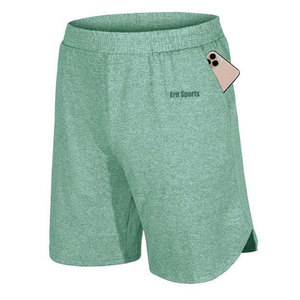 Shorts de sport décontractés pour hommes, taille mi-haute, couleur unie, haute qualité, nouveau style 2026, séchage rapide, vente chaude - Product Image 1
